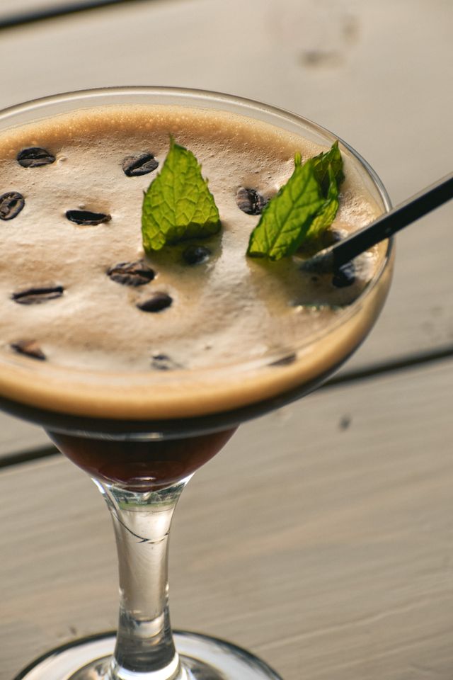 espresso martini schuimlaag